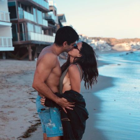 Edgardo Canales and his famous wife Adria Arjona celebrating their anniversary.